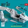 RESKIT RSU48-0538 A-10C Thunderbolt II cockpit (Basic edition with 3D decals) for GWH kit (3D Printed) (1/48)